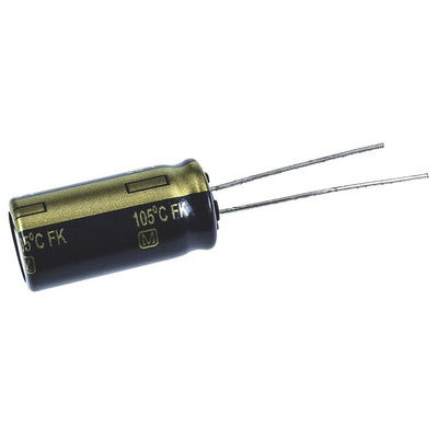 Panasonic 560μF Aluminium Electrolytic Capacitor 35V dc, Radial, Through Hole - EEUFK1V561