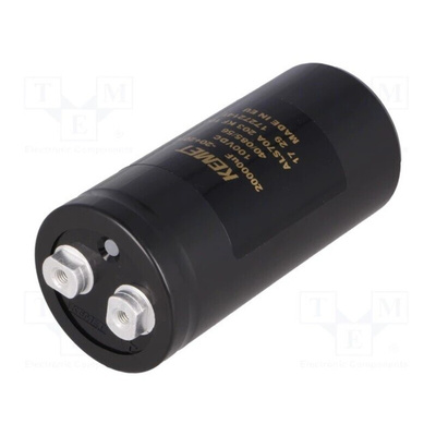 KEMET 20000μF Aluminium Electrolytic Capacitor 100V dc, Screw Terminal - ALS70A203KF100