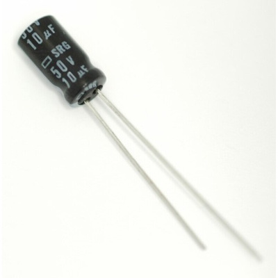 CHEMI-CON 100μF Aluminium Electrolytic Capacitor 50V dc, Radial, Through Hole - ESRG500ELL101MJ09S