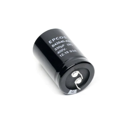 EPCOS 390μF Aluminium Electrolytic Capacitor 450V dc, Snap-In - B43545B5397M000