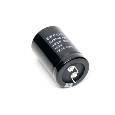 EPCOS 3300μF Electrolytic Aluminium Capacitors - B43630A2338M000