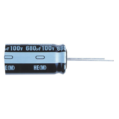 Nichicon 1000μF Aluminium Electrolytic Capacitor 50V dc, Radial, Through Hole - UHE1H102MHD3