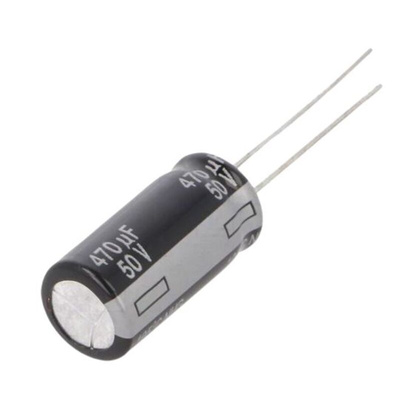 Panasonic 470μF Aluminium Electrolytic Capacitor 50V dc, Radial, Through Hole - ECA1HHG471B