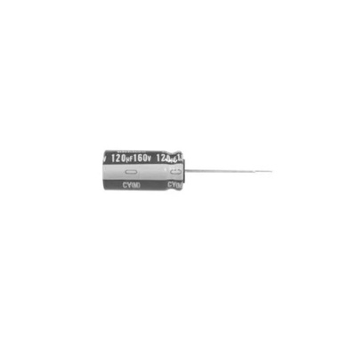 Nichicon 330μF Aluminium Electrolytic Capacitor 100V dc, Radial, Through Hole - UHE2A331MHD6