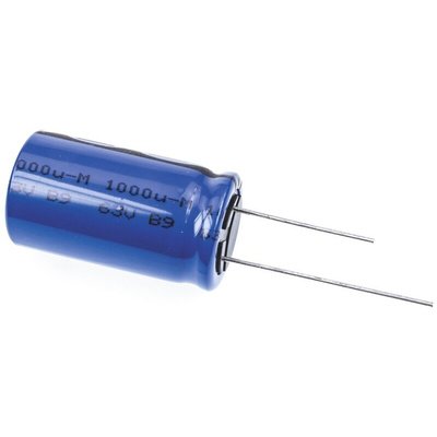 Vishay 1000μF Aluminium Electrolytic Capacitor 63V dc, Radial, Through Hole - MAL214658102E3