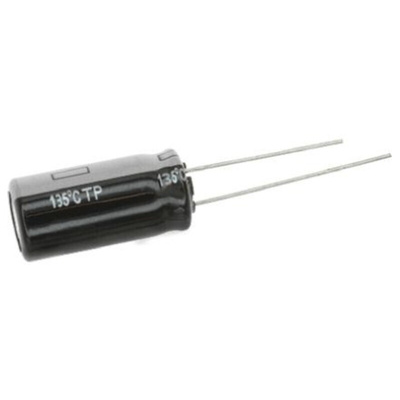 Panasonic 2200μF Aluminium Electrolytic Capacitor 25V dc, Radial, Through Hole - EEUTP1E222S