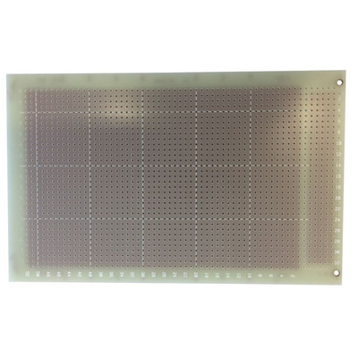 10-2449, Single-Sided Stripboard Epoxy Glass 160 x 100 x 1.6mm DIN 41612 FR4
