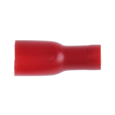RS PRO Red Insulated Spade Connector, 4.8 x 0.5mm Tab Size, 0.5mm² to 1.5mm²