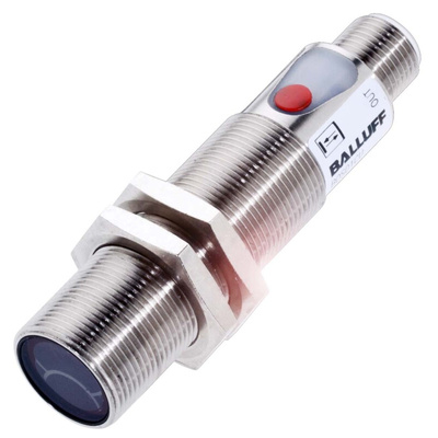 BALLUFF Retroreflective Photoelectric Sensor, Barrel Sensor, 0 → 5 m Detection Range IO-LINK