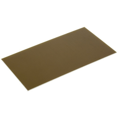 03-5110, Single Sided Photoresist Board FR4 35μm Copper Thick, 203 x 114 x 1.6mm
