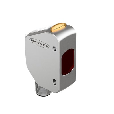 Banner Distance Photoelectric Sensor, Block Sensor, 35 mm → 110 mm Detection Range