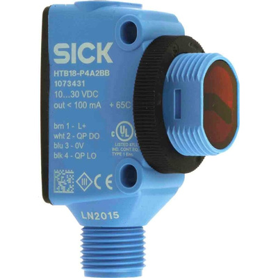 Sick Background Suppression Photoelectric Sensor, 300 mm Detection Range