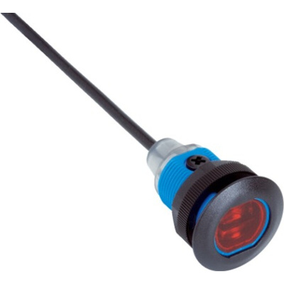 Sick Retroreflective Photoelectric Sensor, Barrel Sensor, 7.2 m Detection Range