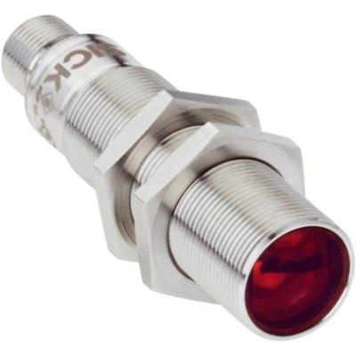 Sick Retroreflective Photoelectric Sensor, Barrel Sensor, 7.2 m Detection Range