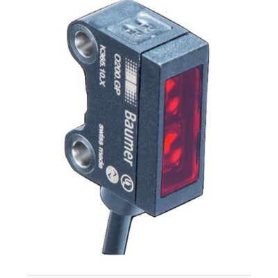 Baumer Light Barrier Photoelectric Sensor, Block Sensor, 25 mm → 180 mm Detection Range IO-LINK