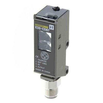 Omron Diffuse Photoelectric Sensor, Block Sensor, 2 m Detection Range