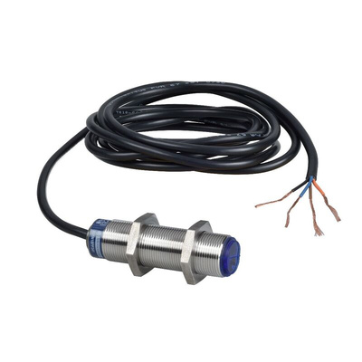 Telemecanique Sensors Diffuse Photoelectric Sensor, Threaded Miniature Sensor, 100 mm Detection Range
