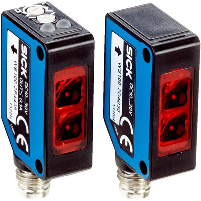 Sick Through Beam Photoelectric Sensor, Rectangular Sensor, 0 → 33000 mm Detection Range