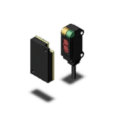 Omron Retroreflective Photoelectric Sensor, Block Sensor, 200 mm Detection Range