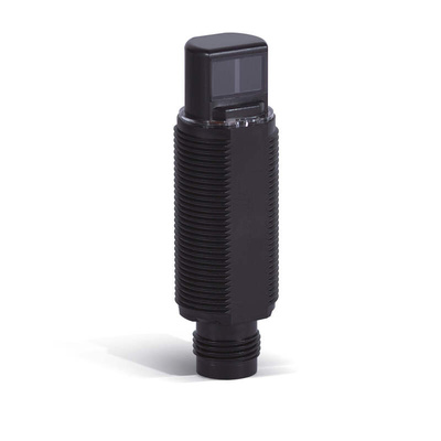 Omron Through Beam Photoelectric Sensor, Cylindrical Sensor, 100 mm Detection Range