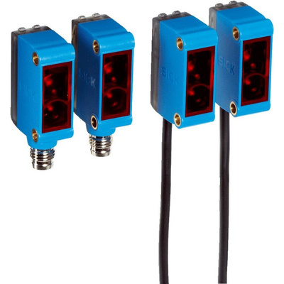 Sick Through Beam Photoelectric Sensor, Rectangular Sensor, 0 → 15 m Detection Range