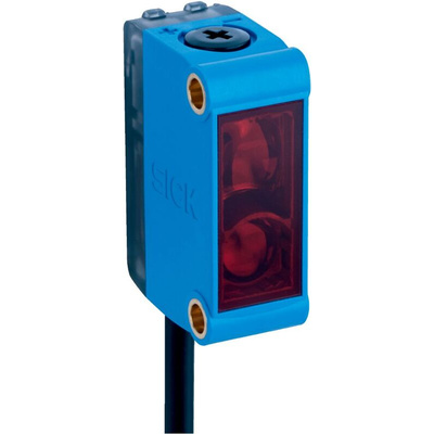 Sick Background Suppression Photoelectric Sensor, Rectangular Sensor, 5 → 250 mm Detection Range