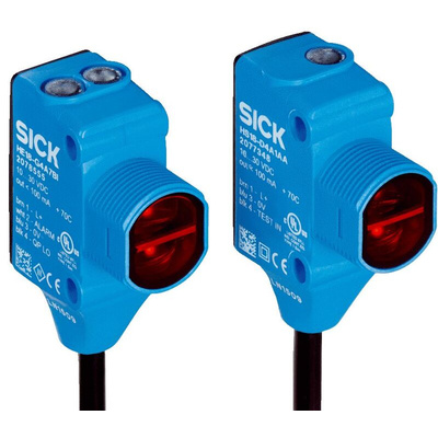 Sick Through Beam Photoelectric Sensor, Barrel Sensor, 0 → 60 m Detection Range