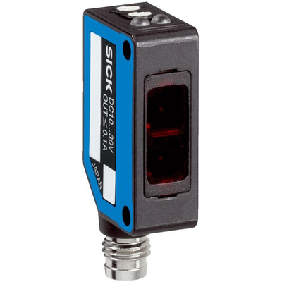 Sick Retroreflective Photoelectric Sensor, Block Sensor, 0.08 → 12 m Detection Range