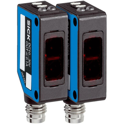 Sick Through Beam Photoelectric Sensor, Rectangular Sensor, 0 → 35 m Detection Range