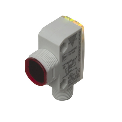 Carlo Gavazzi Diffuse Reflective Photoelectric Sensor, Miniature Sensor, 200 mm Detection Range