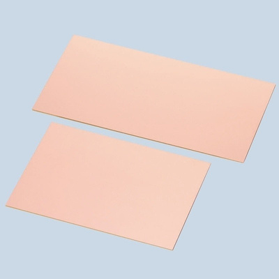 11, Single-Sided Plain Copper Ink Resist Board FR2 With 35μm Copper Thick, 100 x 100 x 1.6mm