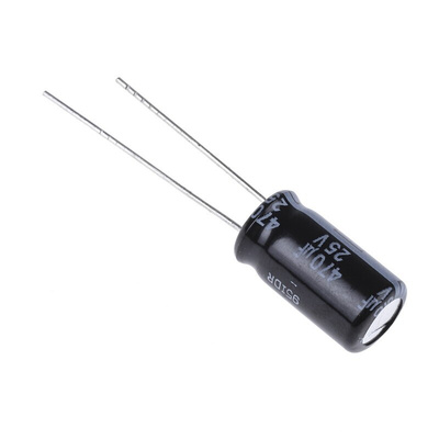 Panasonic 470μF Aluminium Electrolytic Capacitor 25V dc, Radial, Through Hole - EEUFR1E471Y