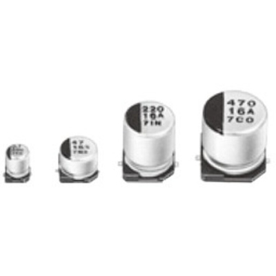 Panasonic 100μF Electrolytic Capacitor 6.3V dc, Surface Mount - EEE0JA101WR