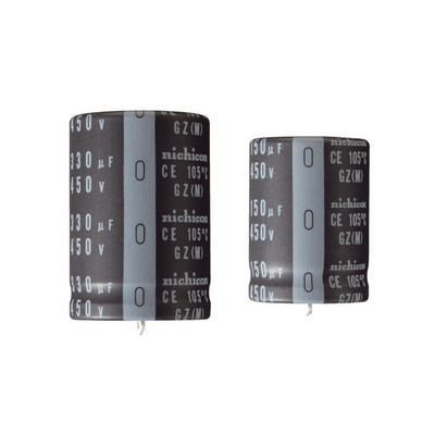 Nichicon 120μF Aluminium Electrolytic Capacitor 450V dc, Snap-In - LGZ2W121MELB35