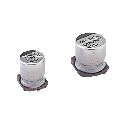 Nichicon 47μF Electrolytic Aluminium Electrolytic Capacitor 35V dc, Surface Mount - UUR1V470MCL6GS