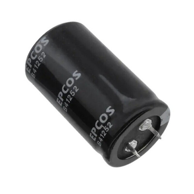 EPCOS 10000μF Aluminium Electrolytic Capacitor 50V dc, Snap-In - B41252A6109M000
