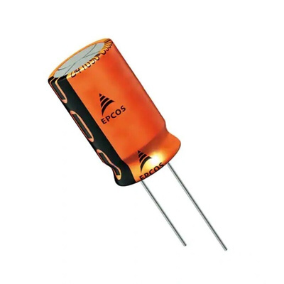 EPCOS 1000μF Aluminium Electrolytic Capacitor 35V dc, Radial, Through Hole - B41896D7108M000