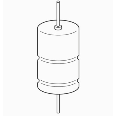 EPCOS 1mF Aluminium Electrolytic Capacitor 100V dc, Axial, Through Hole - B41693A9108Q001