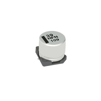 Panasonic 10μF Aluminium Aluminium Electrolytic Capacitor 80V dc, Surface Mount - EEEFN1K100XL