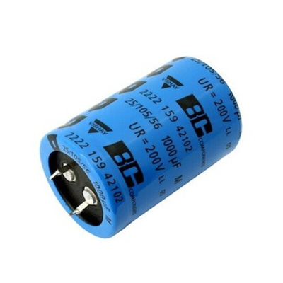 Vishay 470μF Aluminium Electrolytic Aluminium Electrolytic Capacitor 450V dc, Snap-In - MAL225957471E3