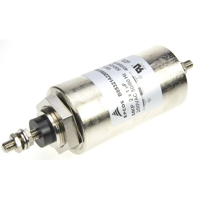 EPCOS B85321, Feedthrough Capacitor250 V ac, 600V dc, Screw Mount