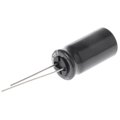 Nichicon 2200μF Aluminium Electrolytic Capacitor 16V dc, Radial, Through Hole - UPS1C222MHD