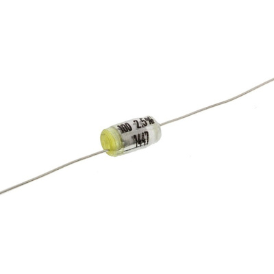 RS PRO Polystyrene Film Capacitor, 160V dc, ±2.5%, 100pF, Through Hole