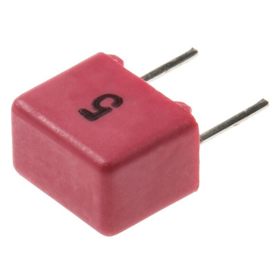 WIMA FKP2 Polypropylene Film Capacitor, 40 V ac, 63 V dc, ±5%, 4.7nF, Through Hole