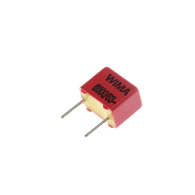 WIMA FKP2 Polypropylene Film Capacitor, 40 V ac, 63 V dc, ±5%, 6.8nF, Through Hole