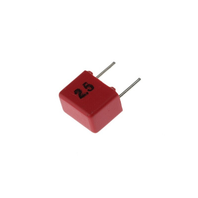 WIMA FKP2 Polypropylene Film Capacitor, 40 V ac, 63 V dc, ±5%, 6.8nF, Through Hole