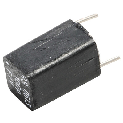 RS PRO Polystyrene Film Capacitor, 63V dc, ±1%, 100pF, Through Hole