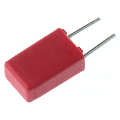 WIMA MKS02 Polyester Film Capacitor, 40 V ac, 63 V dc, ±20%, 220nF, Through Hole