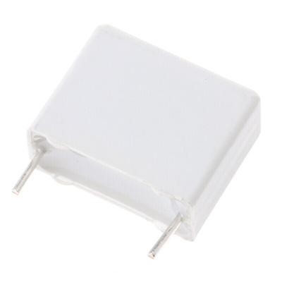 KEMET MMK Polyester Film Capacitor, 160 V ac, 250 V dc, ±10%, 1μF, Through Hole