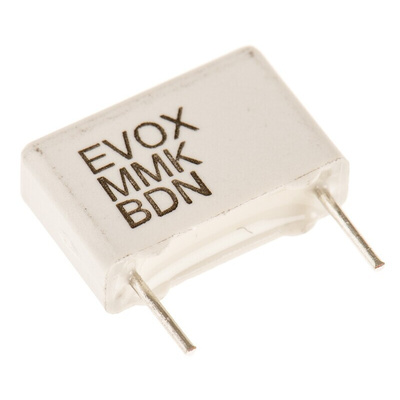 KEMET MMK Polyester Film Capacitor, 160 V ac, 250 V dc, ±10%, 100nF, Through Hole